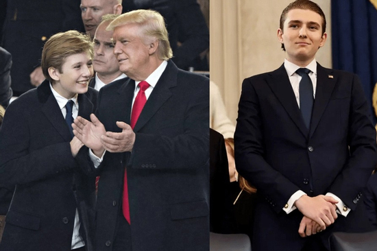 Barron Trump 8 năm trước và bây giờ: Hình ảnh trước - sau khiến người ta kinh ngạc