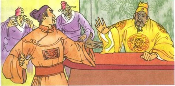 Bị khinh thường là thấp hèn, Trương Trọng đã dạy cho vua Hán một bài học ngay giữa đám đông quần thần. (Ảnh minh hoạ)