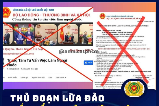 Công an cảnh báo chiêu lừa đảo đưa người sang Úc, Hàn Quốc làm việc
