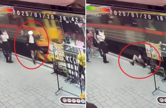 Tạo dáng chụp ảnh sát đường ray, nữ du khách nhận kết đắng