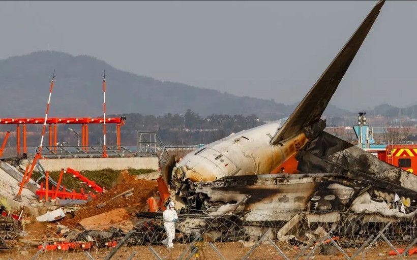 Hiện trường vụ tai nạn máy bay. Ảnh: Shutterstock