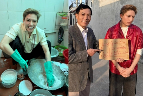 Ca sĩ Anh Tú hết rửa bát, trông cháu ngày Tết còn bị bố 'rao bán tìm vợ'
