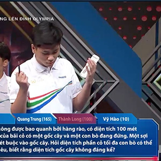 Bài toán khiến cả 4 thí sinh Olympia 'bó tay', nhưng học sinh tiểu học chỉ mất 2 giây đã tìm ra đáp án