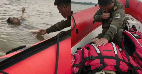 Ngã xuống sông, người đàn ông 115kg sống sót ngoạn mục sau nhiều giờ trôi dạt