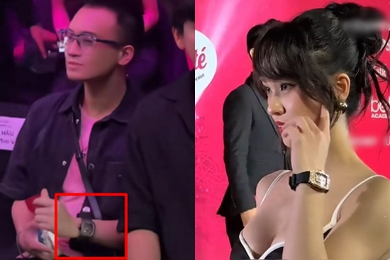 Á hậu Vbiz và chồng cũ Diệp Lâm Anh lộ 'đồng hồ đôi' tiền tỷ giữa nghi vấn hẹn hò