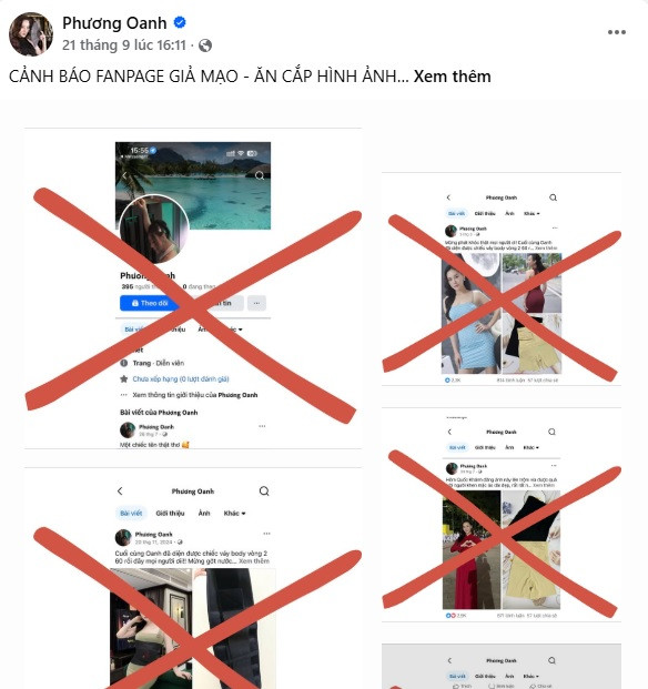 Động thái gần nhất trên mạng xã hội của Phương Oanh