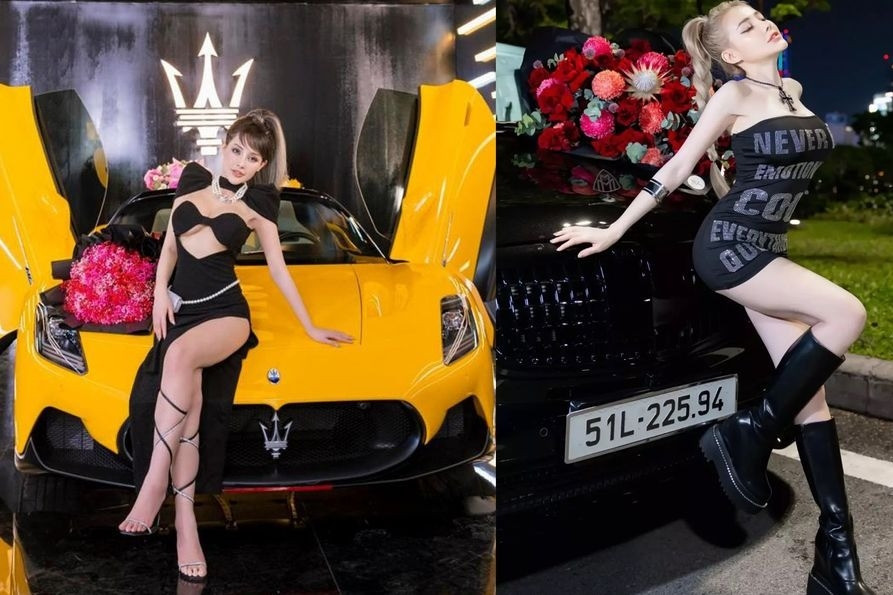 Soi dàn xe của vợ chồng Ngân 98 - Lương Bằng Quang: Từ SUV hiệu năng cao đến siêu xe mui trần đầu tiên về Việt Nam