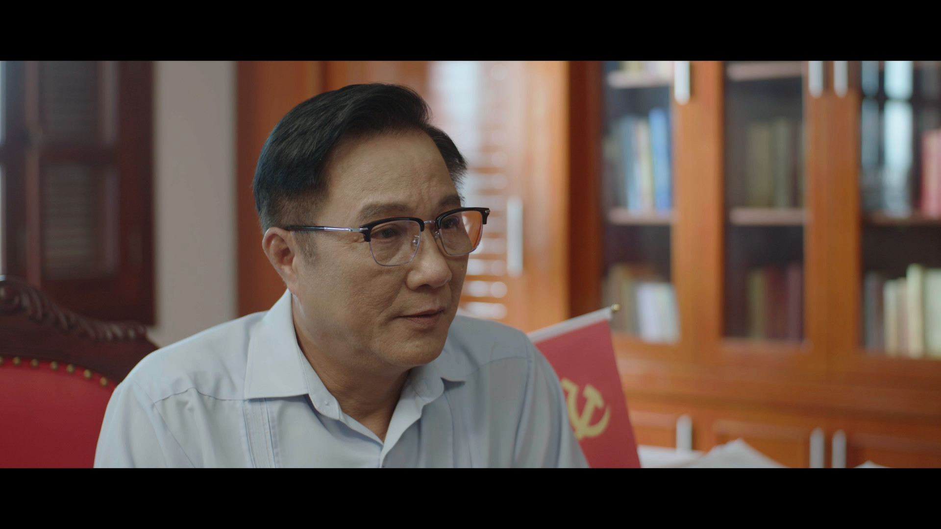 Hồng Diễm lần đầu đóng phim chính luận hé lộ mối quan hệ với Mạnh Trường