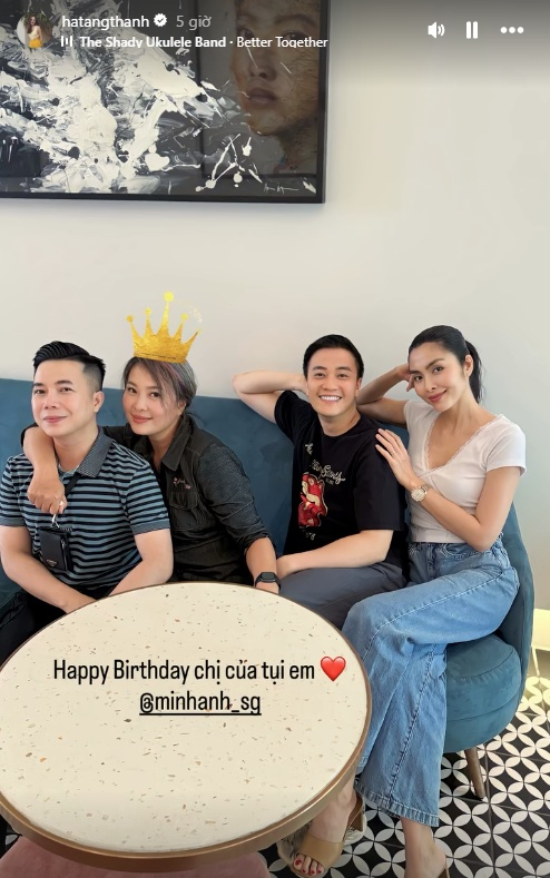 Khoảnh khắc Tăng Thanh Hà thân thiết bên Lương Mạnh Hải gây sốt