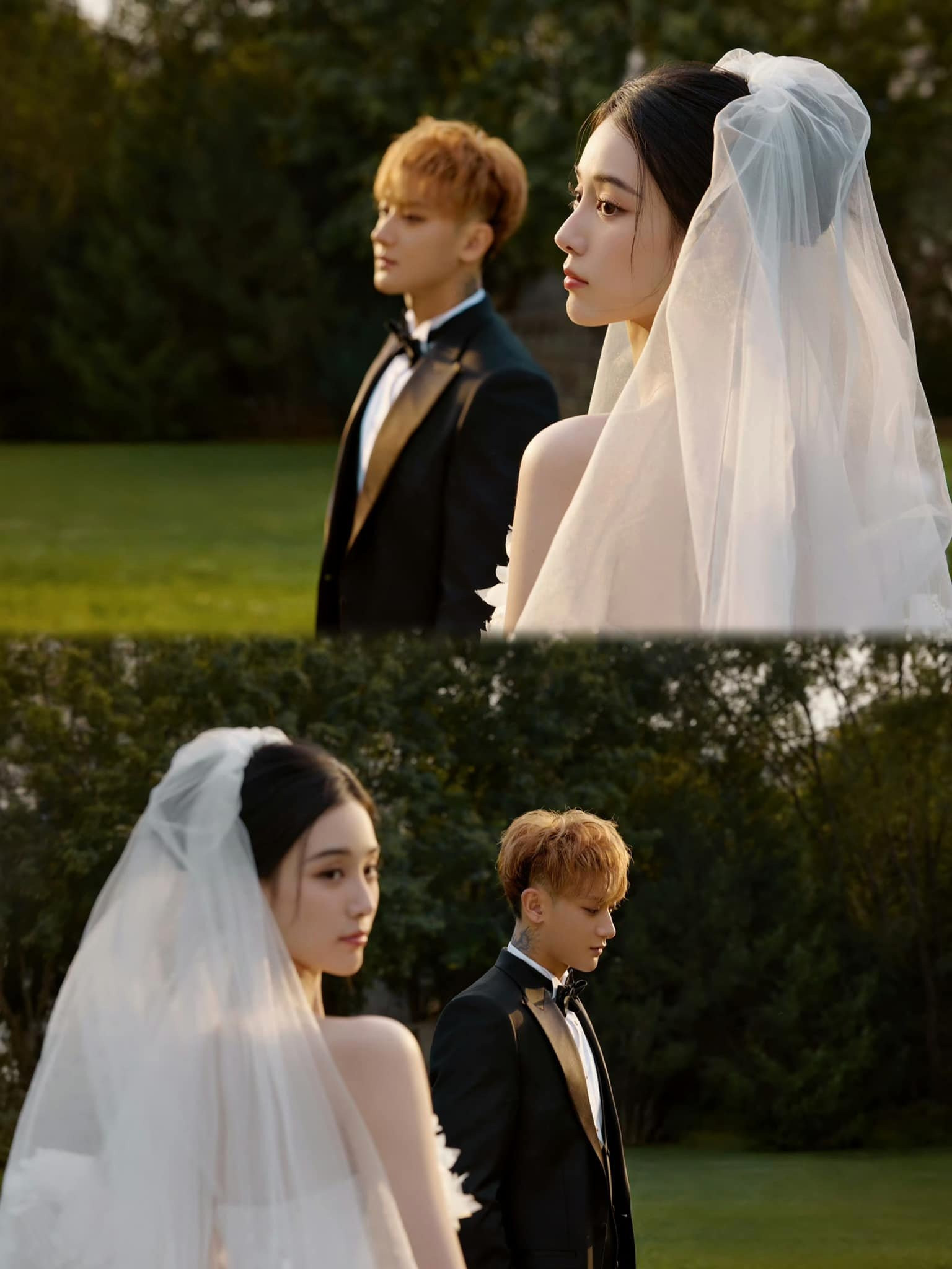 Trọn bộ ảnh cưới của cặp đôi chủ tịch nàng thơ chấn động showbiz