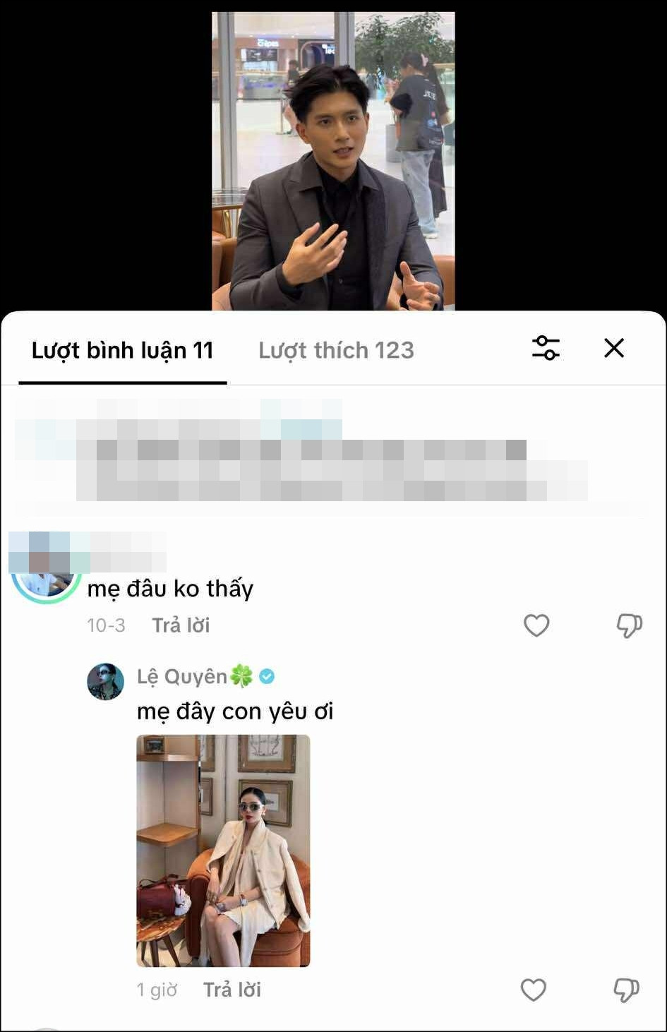 Phản ứng của Lệ Quyên khi bị gọi là mẹ Lâm Bảo Châu