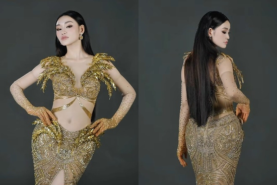 Đầm dạ hội của Hoa hậu Yến Nhi tại Chung kết Miss Grand gây tranh cãi