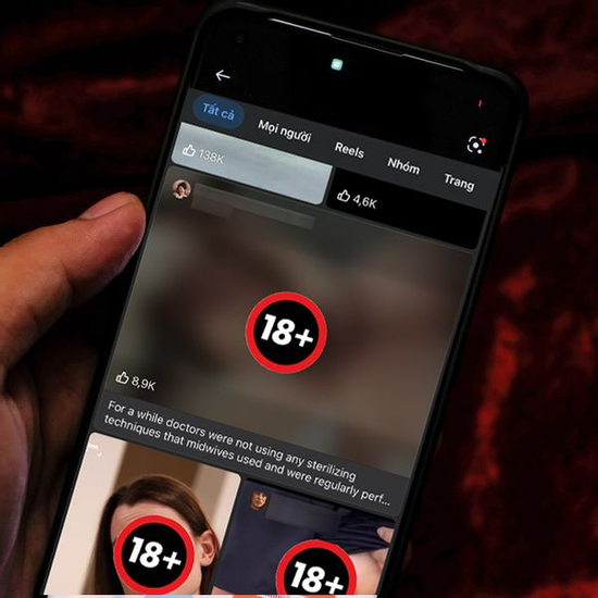 Facebook tại Việt Nam bất ngờ tràn ngập nội dung 18+