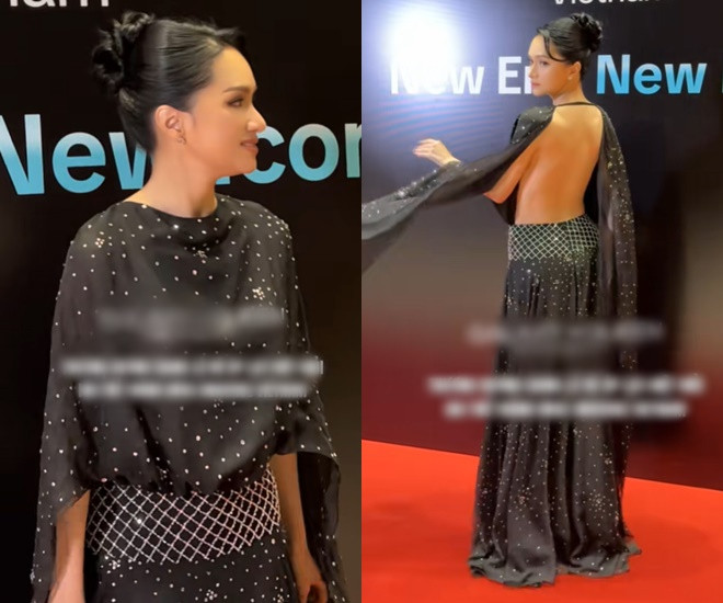 Hương Giang gây tranh cãi với trang phục phản cảm suýt lộ thiên toàn bộ vòng 1