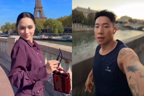 Hương Giang lên đồ 'sặc mùi tiền' xuất ngoại với bạn trai kém 3 tuổi