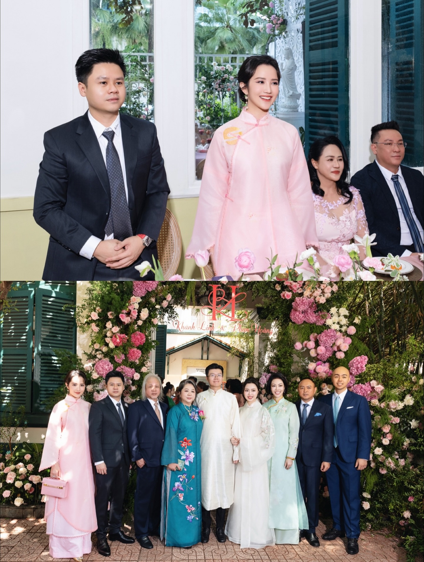 Ảnh hiếm hoi về thiếu gia Phan Thành trong đám cưới em trai Phan Hoàng và tiểu thư gia tộc giàu có