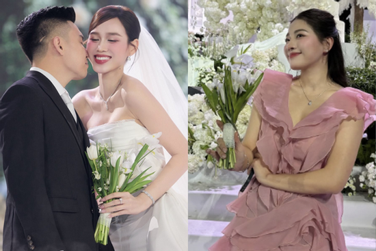 Khui xuất thân đặc biệt của cô gái xinh đẹp may mắn bắt được hoa cưới của Đỗ Thị Hà