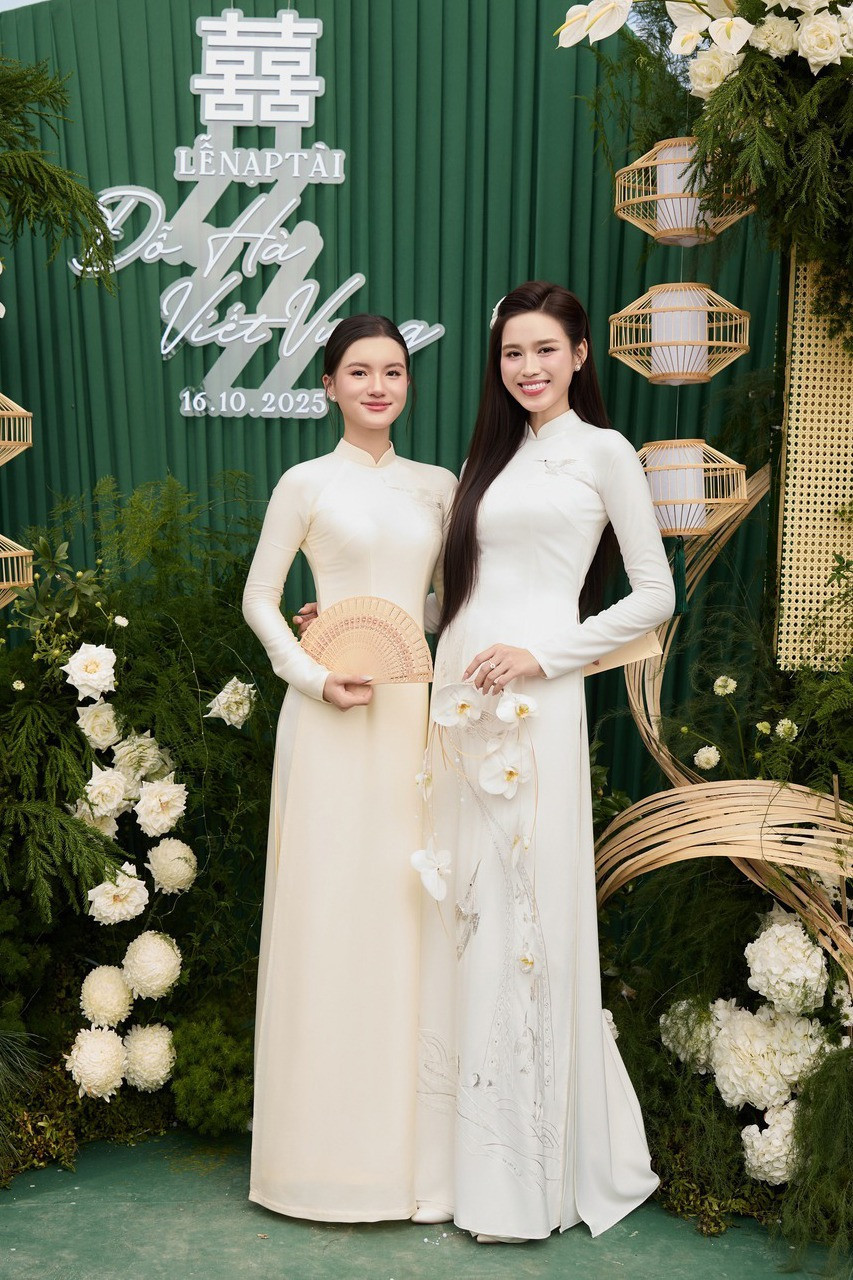 Khui xuất thân của cô gái xinh đẹp may mắn bắt được hoa cưới của Đỗ Thị Hà