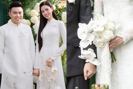 Ý nghĩa đặc biệt của loài hoa đắt đỏ phủ kín trong hôn lễ Đỗ Thị Hà và chồng thiếu gia