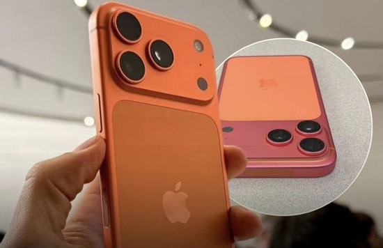 Lý do iPhone 17 Pro Max màu cam bỗng chuyển sang hồng