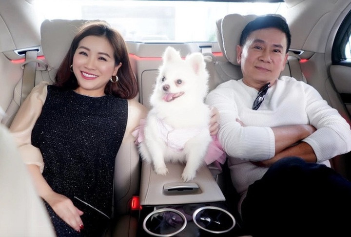 Kiều Linh và chồng cũ - nghệ sĩ Mai Sơn.