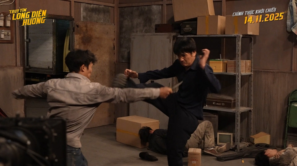 Quang Tuấn bị chấn thương do đóng phim hành động không giật nổi bảng tên ở Running Man