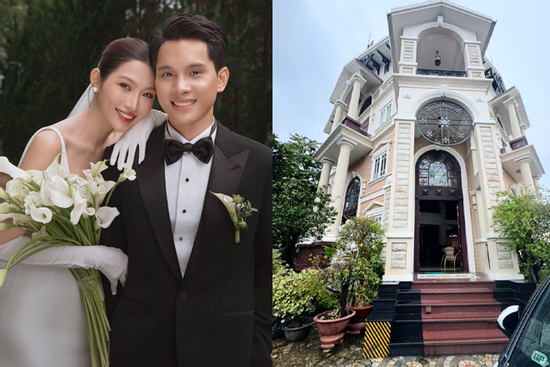 Ảnh cận biệt thự 'to vật vã' của nhà chồng Á hậu Chế Nguyễn Quỳnh Châu