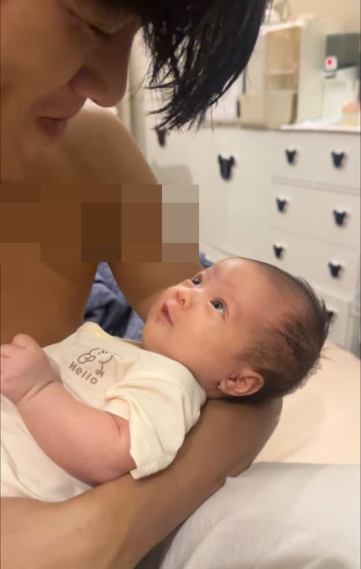 Chồng Quỳnh Lương lộ ngoại hình tàn tạ da bọc xương sau 2 tháng vợ sinh con