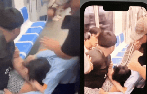 Xôn xao clip bảo vệ lớn tuổi bị 2 thanh niên hành hung trên tàu Metro số 1 TPHCM: Hé lộ nguyên nhân gây phẫn nộ!