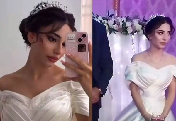 婚禮穿露肩款式婚紗　19歲新娘被公婆狂嫌「像沒穿衣」羞憤身亡。（圖／翻攝自X）