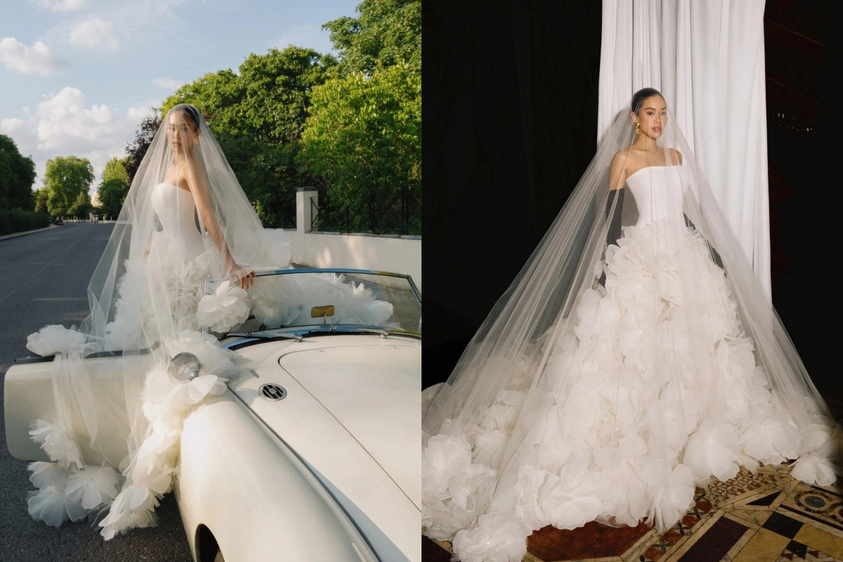 Hậu trường chụp ảnh cưới bóc trần nhan sắc thật của ái nữ nhà tỷ phú Johnathan Hạnh Nguyễn