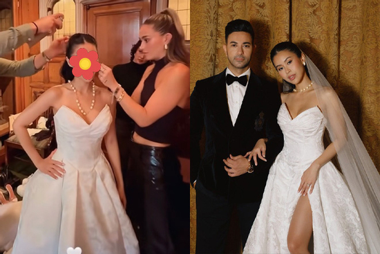 Hậu trường chụp ảnh cưới ở trời Tây 'bóc' nhan sắc thật ái nữ nhà tỷ phú Johnathan Hạnh Nguyễn