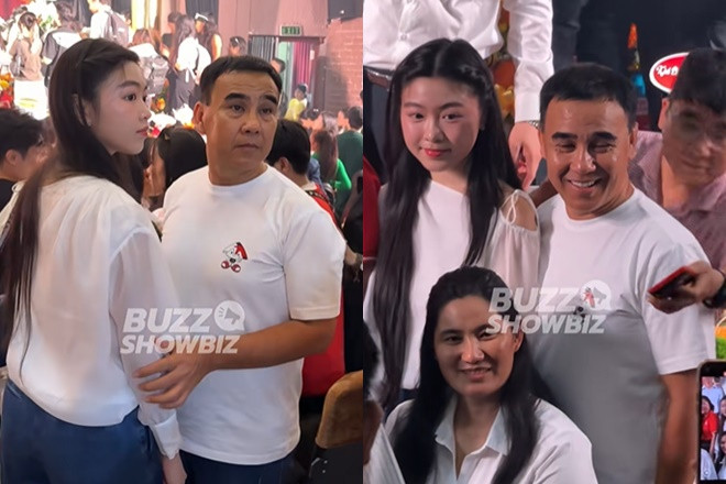 Con gái lớn Quyền Linh xuất hiện giản dị lộ rõ nhan sắc thật khi đi cúng Tổ nghề