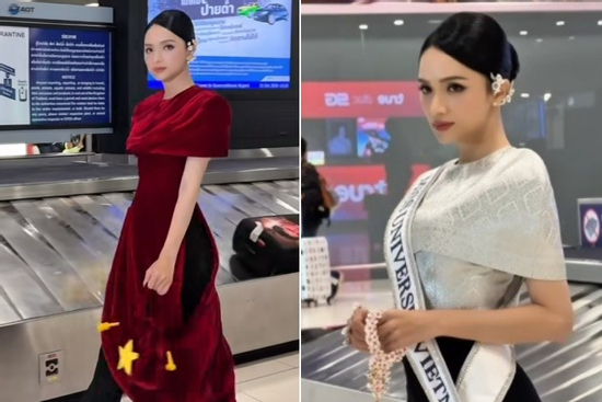 Hương Giang ghi điểm 10 tinh tế ngay khi đặt chân đến Thái Lan