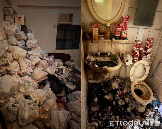 ▲▼垃圾山菸盒。(圖/福和里長林寅利提供)