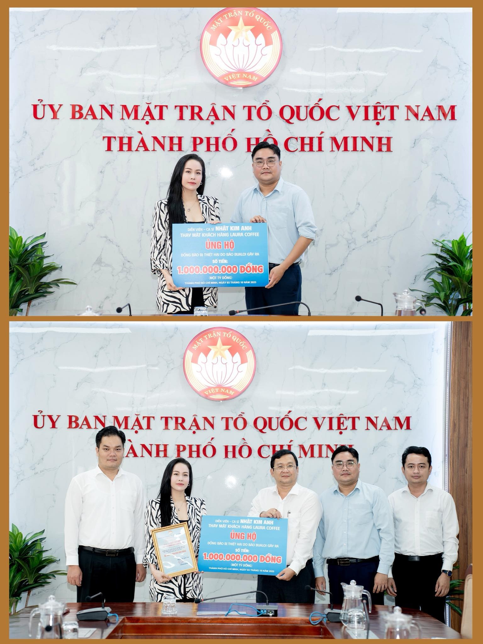 Nhật Kim Anh ủng hộ 1 tỷ cho bà con vùng bão lũ nhiều năm đều ủng hộ tiền tỷ