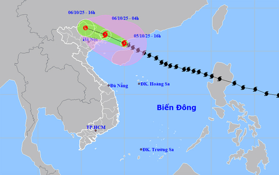 Bão số 11 cách Quảng Ninh 210km, gió mạnh trên đất liền từ đêm nay đến trưa mai