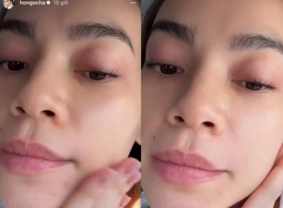 Hà Hồ lộ mặt mộc già nua chi chít khuyết điểm trong ảnh bị tag