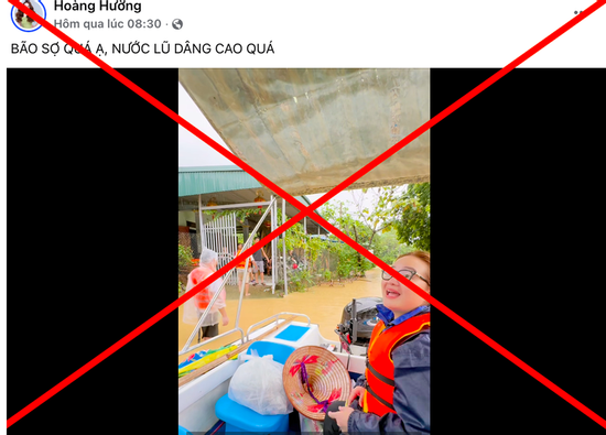 Không có việc Hoàng Hường vẫn đang làm từ thiện trên Facebook dù đã bị khởi tố, bắt tạm giam
