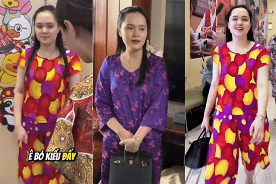 Nhận chẳng ra cảnh vợ Đỗ Duy Mạnh mặc đồ bà thím, xách túi trăm triệu dạo phố