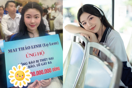 Con gái MC Quyền Linh ủng hộ bà con vùng lũ, soi số sao kê nhiều người 'nể'