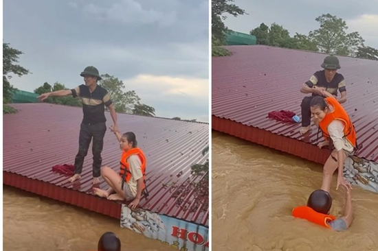 18 tiếng cầu cứu trên mái nhà, cô gái đi mua thuốc cho con đang sốt cao thì bị lật thuyền ở Thái Nguyên