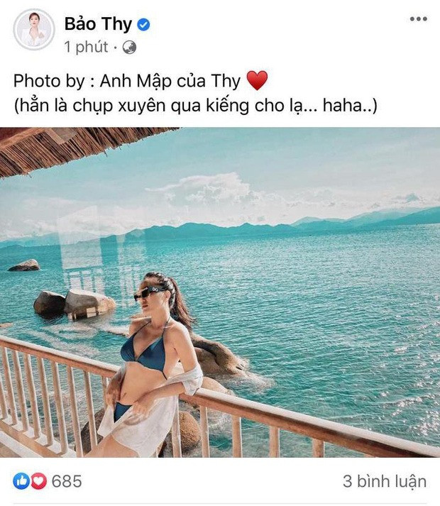 Chồng đại gia Bảo Thy lăn xả để chụp ảnh sống ảo cho vợ