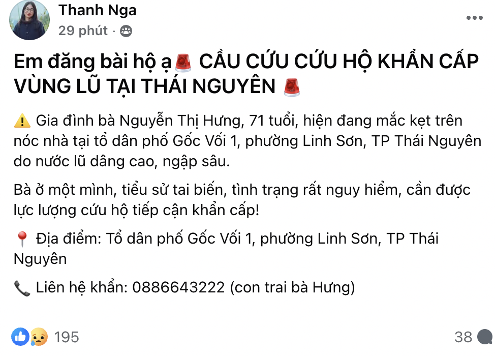 Những tiếng kêu cứu giữa ngập lụt kinh hoàng tại Thái Nguyên - Ảnh 4.