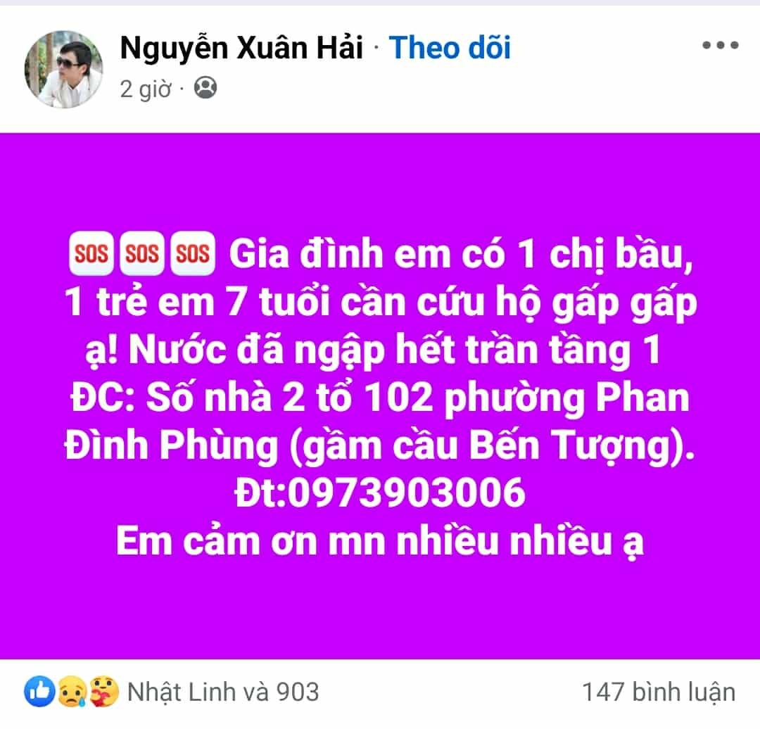 Những tiếng kêu cứu giữa ngập lụt kinh hoàng tại Thái Nguyên - Ảnh 2.