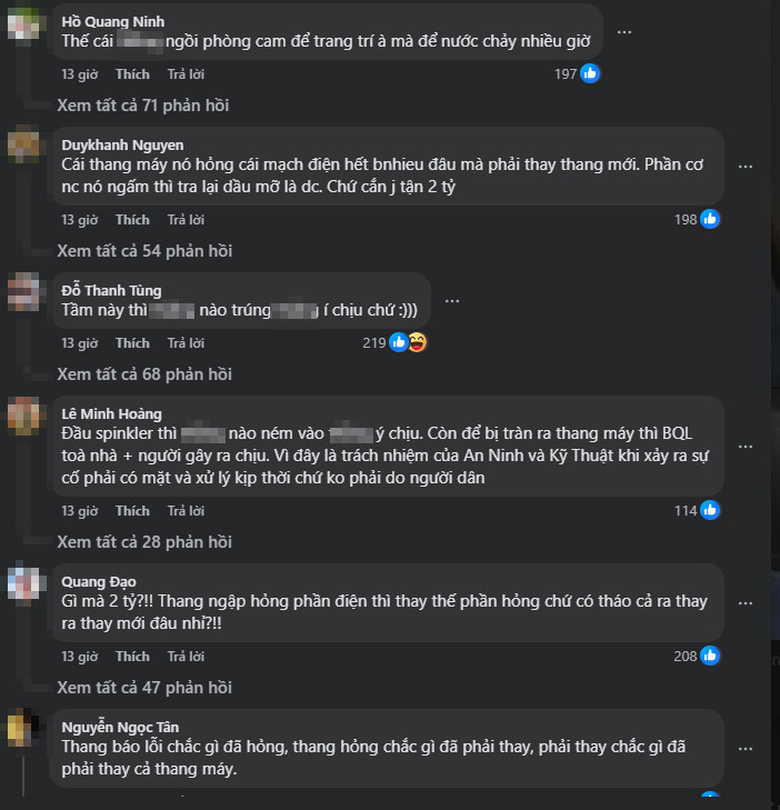 Bất ngờ tiền đền bù của 3 gia đình có con ném dép khiến 2 thang máy hỏng nặng