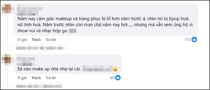 Dàn Anh Trai Say Hi bị chê makeup thảm họa lạm dụng tóc giả