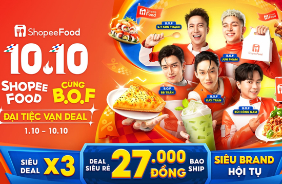 Loạt thương hiệu đình đám chiêu đãi đại tiệc trên ShopeeFood, chiều lòng tín đồ ẩm thực với mức giảm siêu sâu