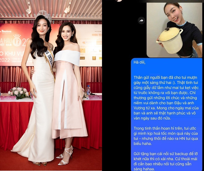 Bật ngửa món quà cưới độc lạ của Hoa hậu Bảo Ngọc dành cho Đỗ Thị Hà