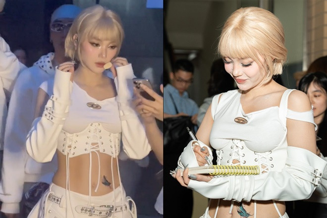 Minh Hằng chuẩn dân chơi hệ xăm trổ đổi hình mới liên xoành xoạch ở vị trí hiểm hóc